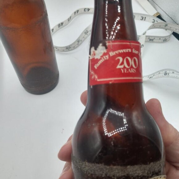 Vintage Stroh's Bohemian Style Empty Beer Bottle with 200 years label on Neck - Picture 4 of 8